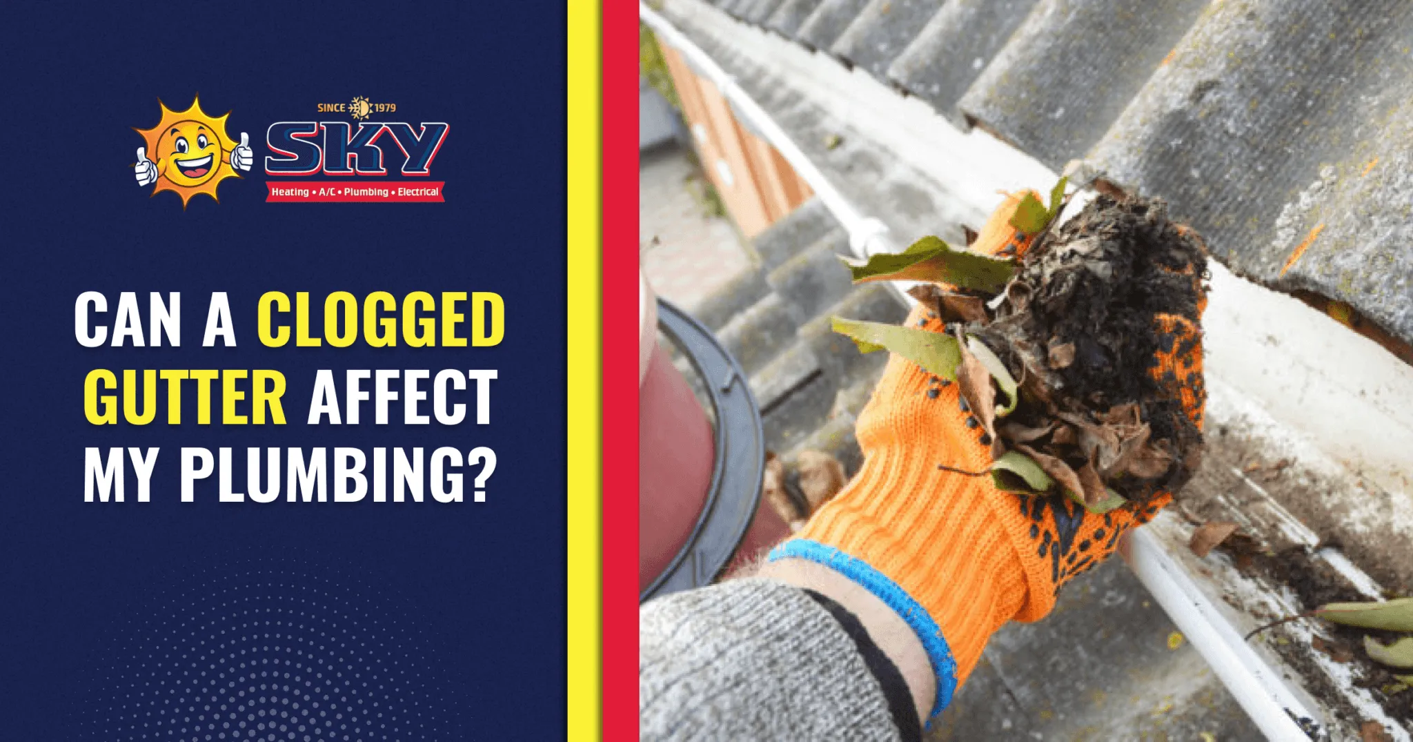 Can a Clogged Gutter Affect my Plumbing