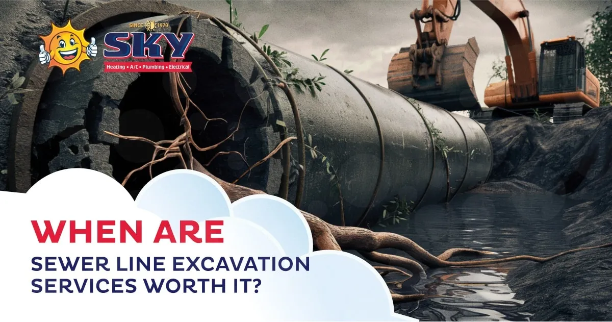 When Are Sewer Line Excavation Services Worth It?